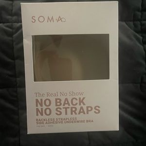 Backless Strapless Side Adhesive Underwire Bra